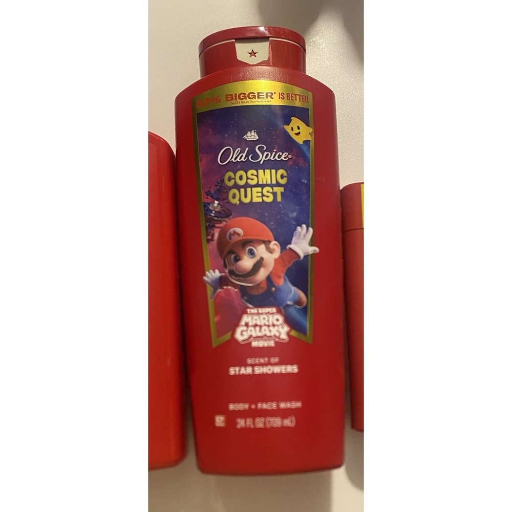 Old Spice Super Mario Galaxy Cosmic Quest Body + Face Wash 24oz - Brand New